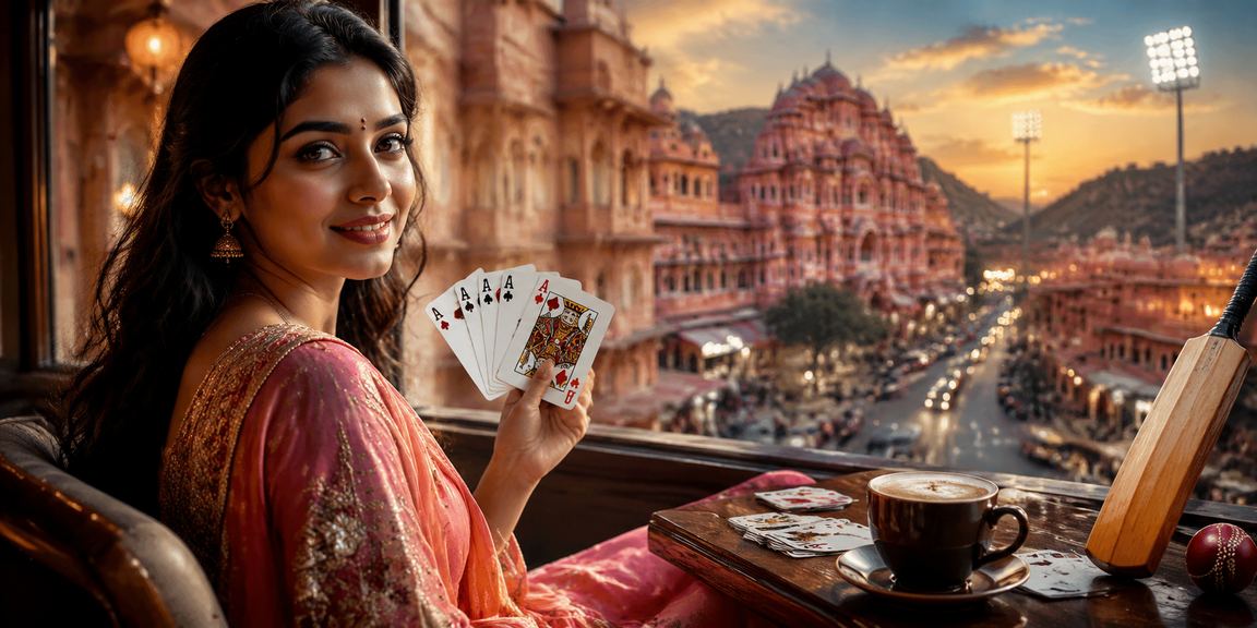 Cricket betting scene in Jaipur city