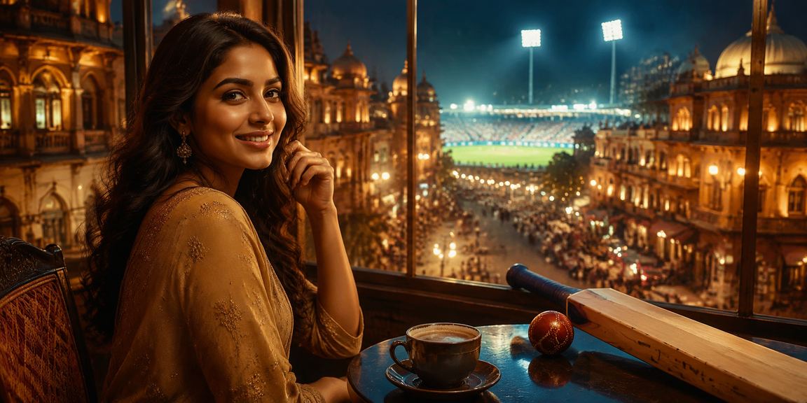Colorful lottery and cricket betting market in Lucknow